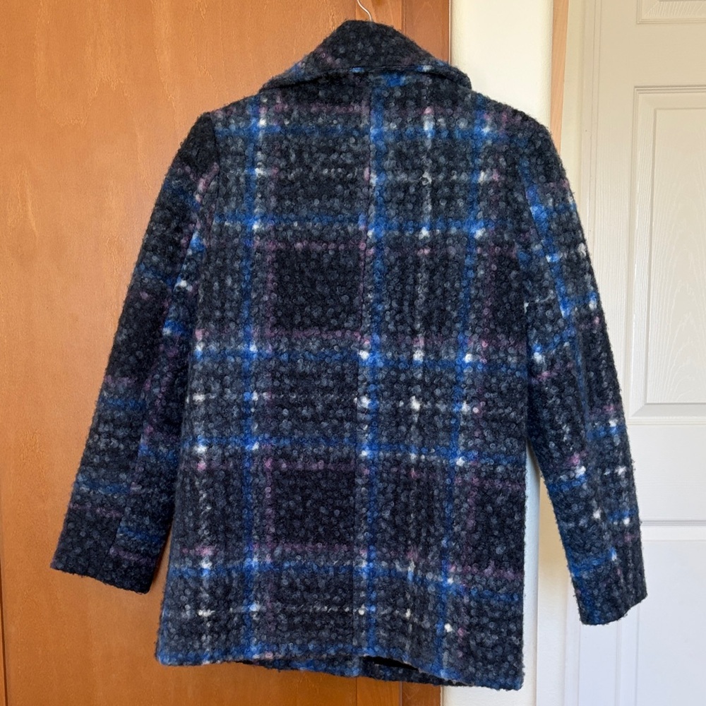 Sam Edelman Plaid Teddy Coat Size S - Picture 6 of 7